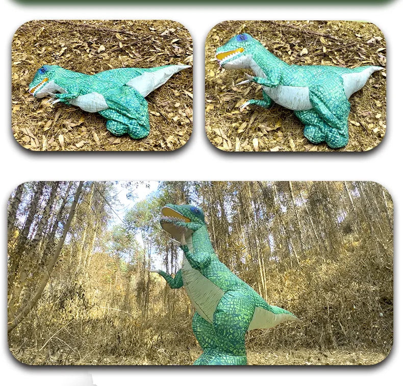 لعبة ديناصور قابلة للنفخ بجهاز تحكم عن بعد